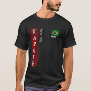 Classic Brazil Karate Brazilian flag Kyokushinkai T-Shirt