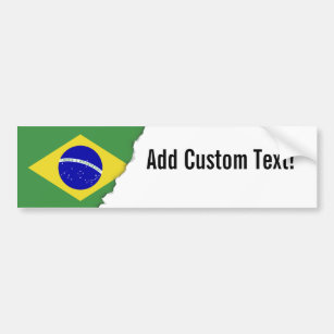 Classic Brazilian Flag Bumper Sticker