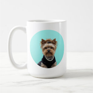 Classic Breakfast Poster Yorkshire Terrier Yorkie Coffee Mug