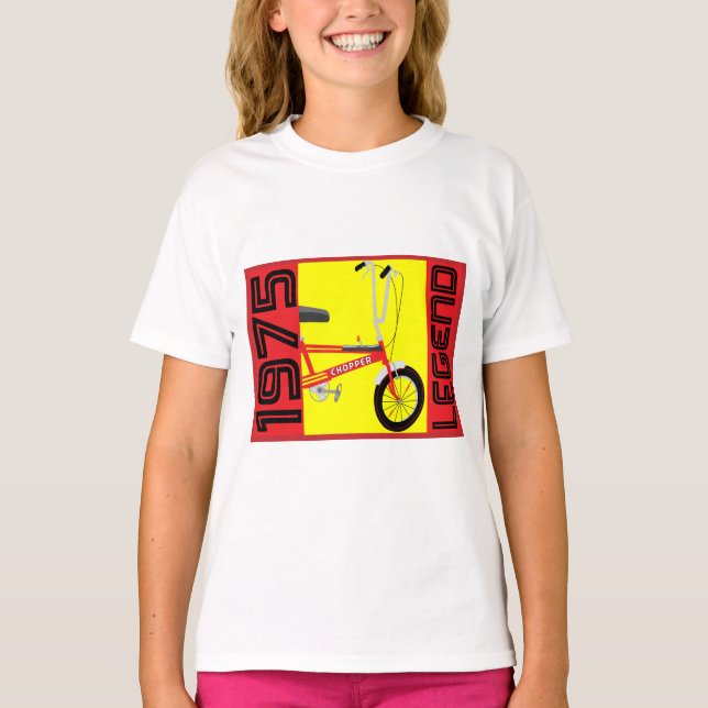 Classic British 1970's Iconic Bicycle T-Shirt (Front)