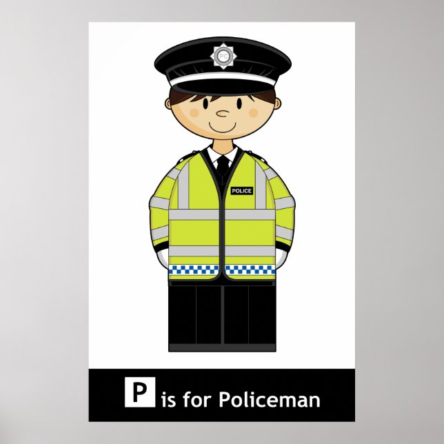 Classic British Policeman Poster (Front)
