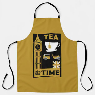Classic British Tea Drinkers Apron