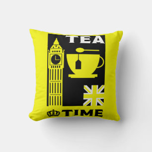 Classic British Tea Drinkers      Cushion
