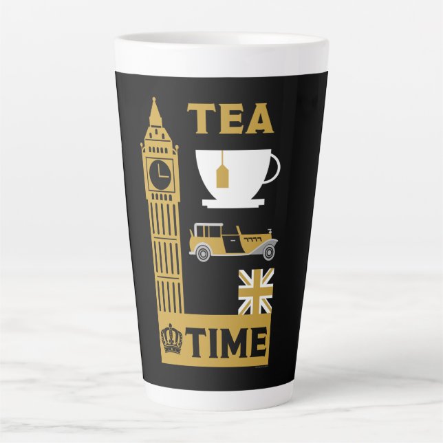 Classic British Tea Drinkers     Latte Mug (Front)