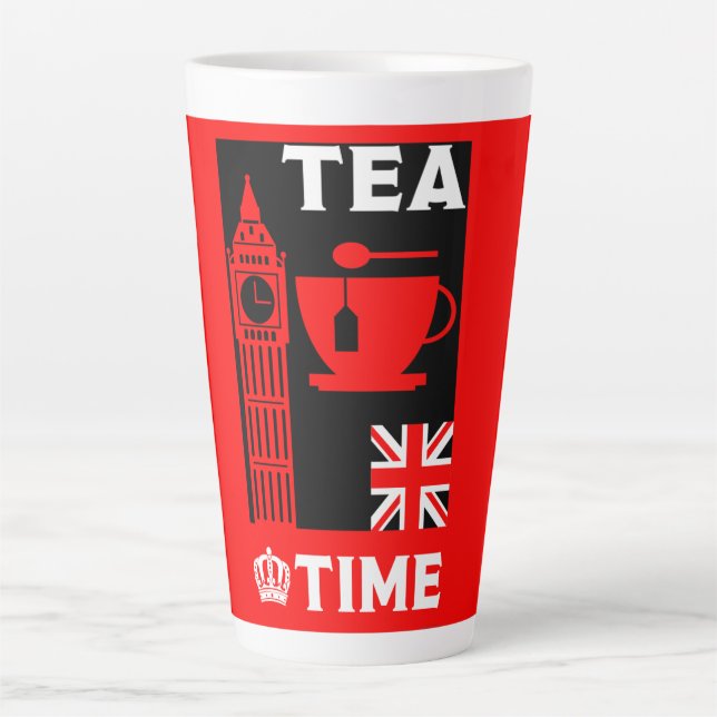 Classic British Tea Drinkers      Latte Mug (Front)