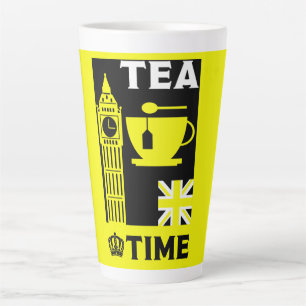 Classic British Tea Drinkers    Latte Mug