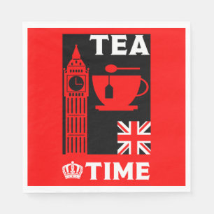 Classic British Tea Drinkers Napkin