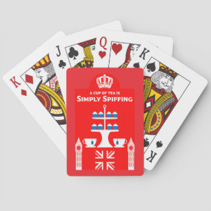 Classic British Tea Drinkers           Playing Cards