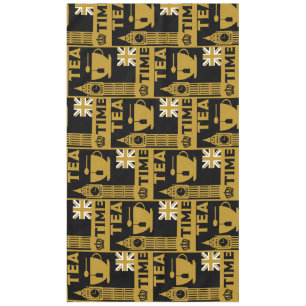 Classic British Tea Drinkers  Tablecloth