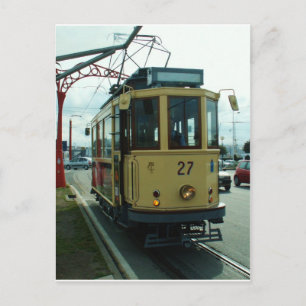 Classic British Tram. Postcard