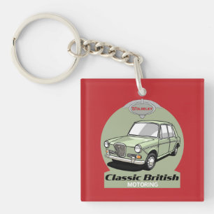 Classic British Wolseley 1300 Car Key Ring