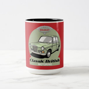 Classic British Wolseley 1300 Car Two-Tone Coffee Mug