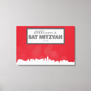 CLASSIC BROADWAY Bar Bat Mitzvah Sign In Board