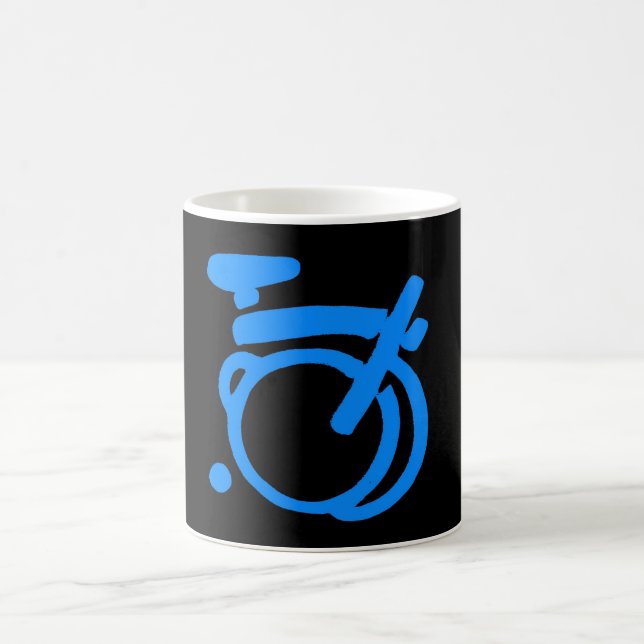 Classic Brompton Mug with Lagoon Blue Brompton (Center)
