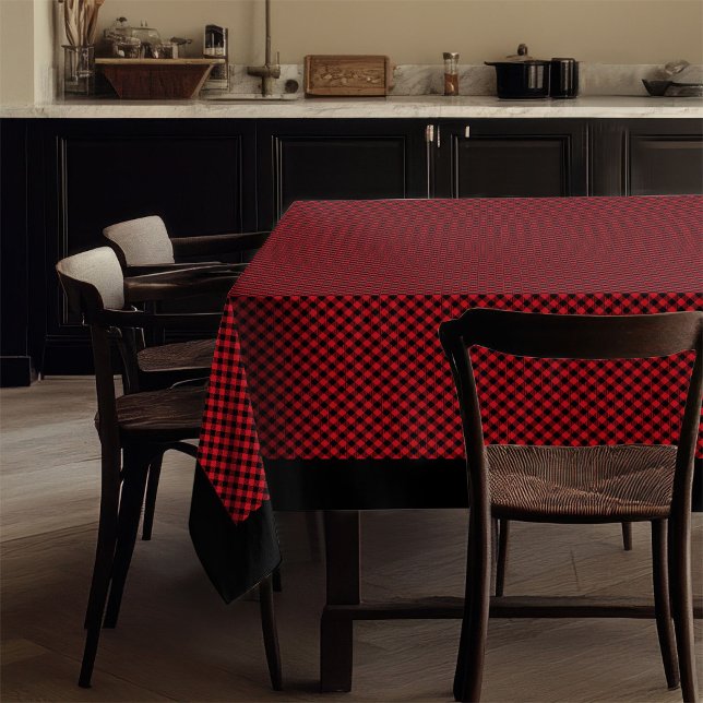 Classic Buffalo Tablecloth Red & Black Plaid Look (Classic Buffalo Tablecloth Red & Black Plaid Look)