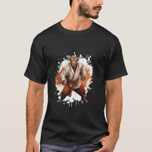 Classic Bull Karate Animal Fighter Judo T-Shirt