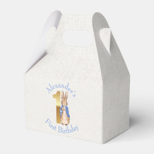 Classic bunny First birthday party Favour Box