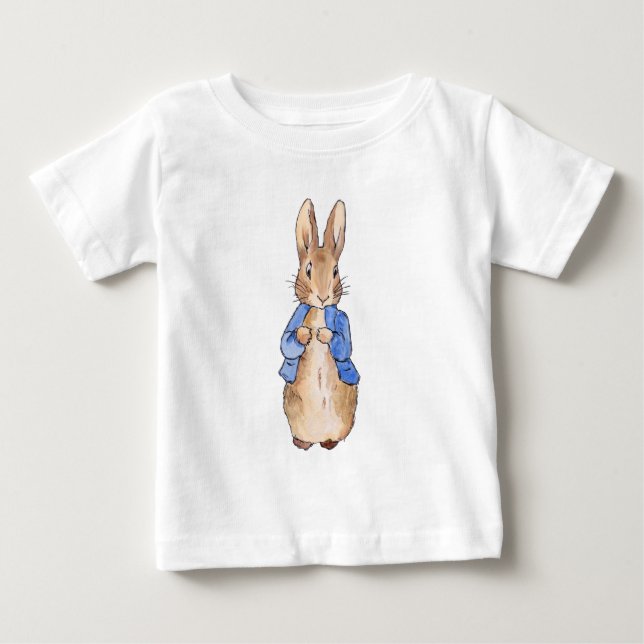 Classic bunny in blue jacket baby T-Shirt (Front)