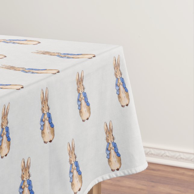Classic Bunny in blue jacket Tablecloth (In Situ)
