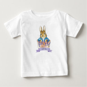 Classic bunny rabbit blue jacket baby T-Shirt