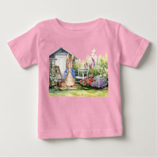 Classic bunny rabbit blue jacket baby T-Shirt