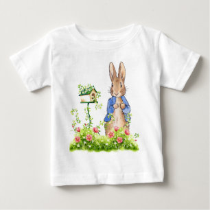 Classic bunny rabbit blue jacket baby T-Shirt