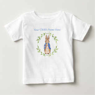 Classic bunny rabbit blue jacket baby T-Shirt