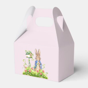 Classic bunny rabbit blue jacket favour box