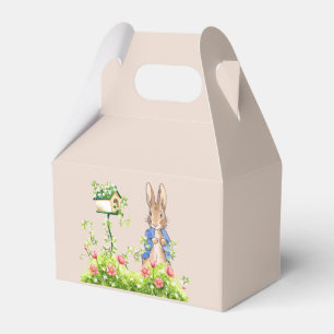 Classic bunny rabbit blue jacket favour box