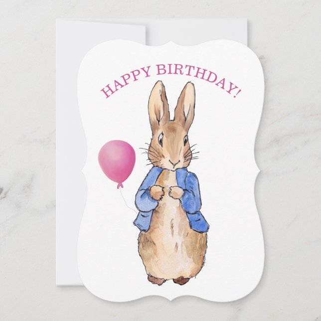 Classic bunny rabbit card (Front)