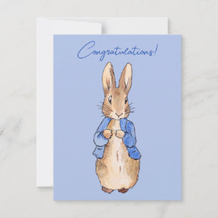 Classic Bunny rabbit Congratulations