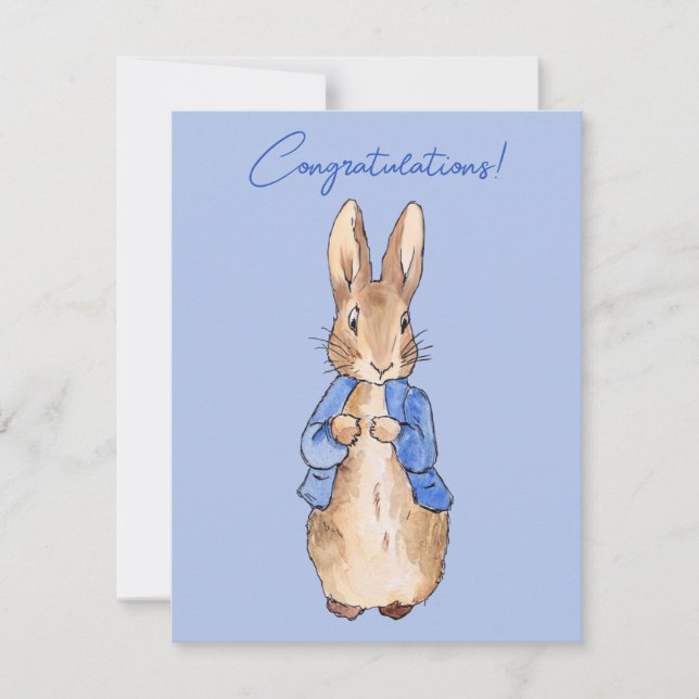Classic Bunny rabbit Congratulations (Front)