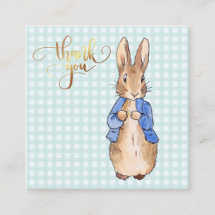 Classic bunny rabbit enclosure card