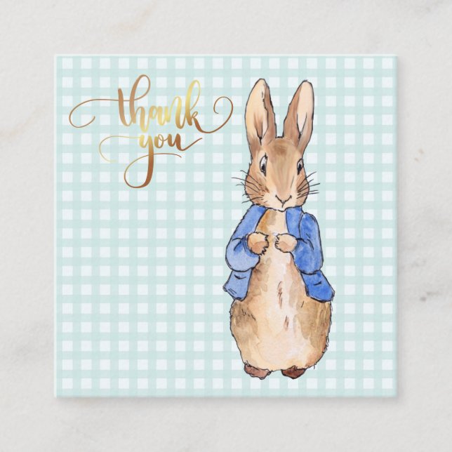 Classic bunny rabbit enclosure card (Front)