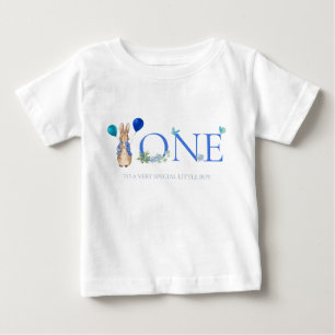 Classic bunny rabbit First birthday Baby T-Shirt