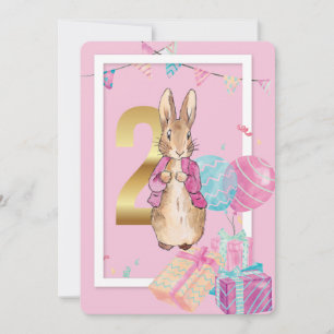 Classic bunny rabbit invitation