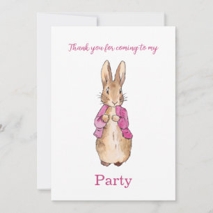 Classic bunny rabbit invitation