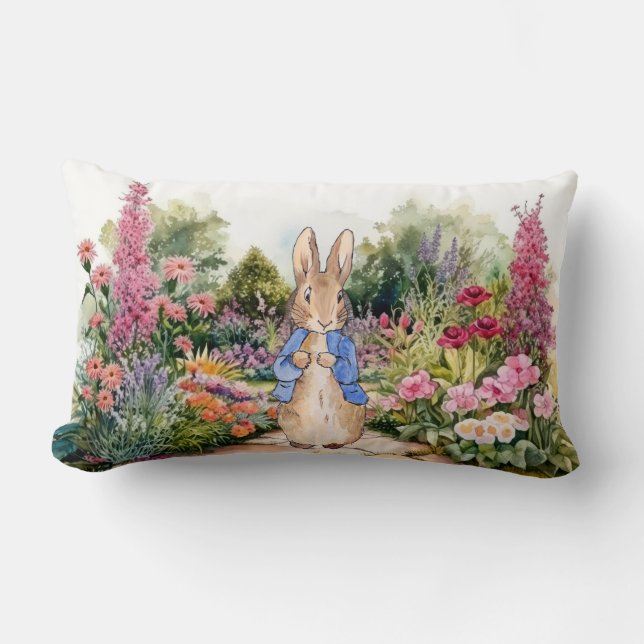 Classic bunny rabbit lumbar cushion (Front)
