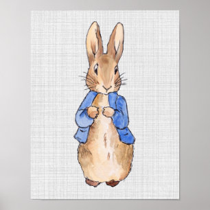 Classic Bunny Rabbit Nursery Wall Art