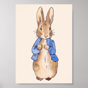 Classic Bunny Rabbit Nursery Wall Art