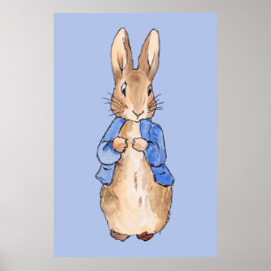 Classic Bunny Rabbit Nursery Wall Art