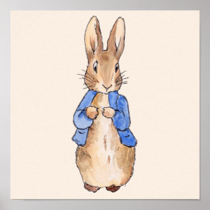 Classic Bunny Rabbit Nursery Wall Art