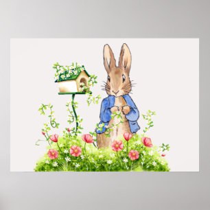 Classic Bunny Rabbit Nursery Wall Art