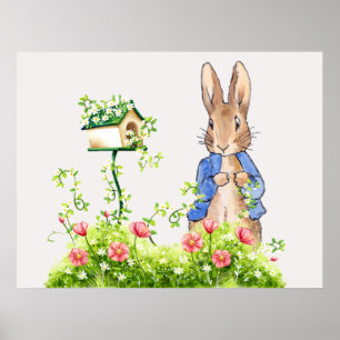 Classic Bunny Rabbit Nursery Wall Art