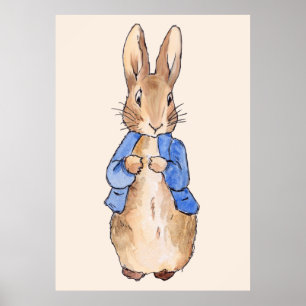 Classic Bunny Rabbit Nursery Wall Art