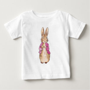 Classic bunny rabbit pink jacket baby T-Shirt