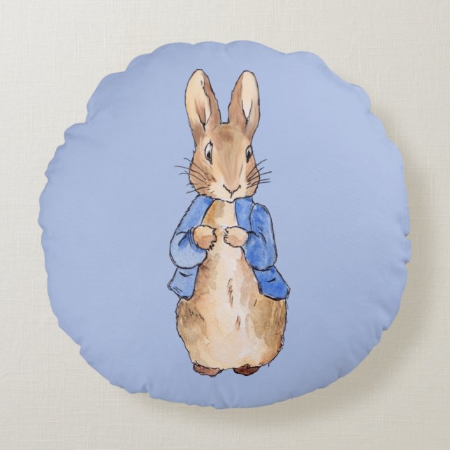 Classic bunny rabbit round cushion (Front)