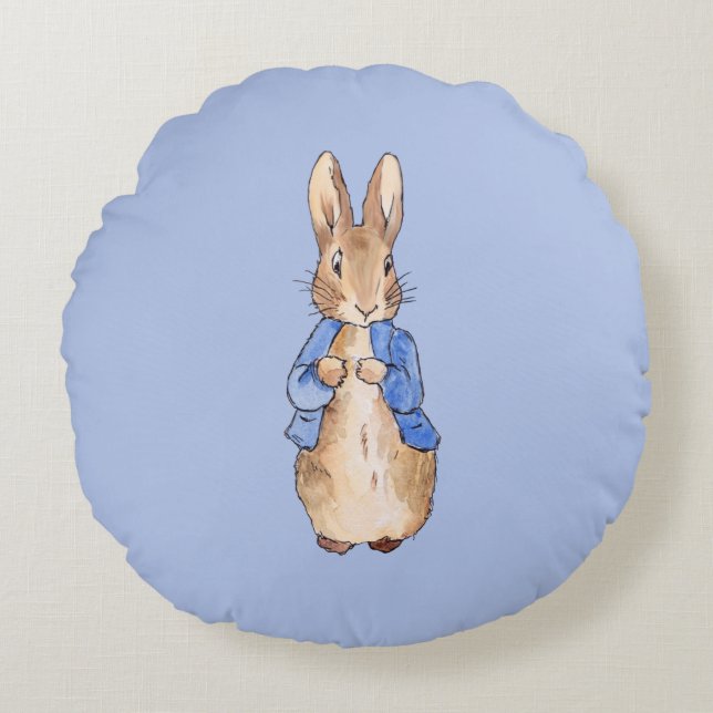 Classic bunny rabbit round cushion (Front)