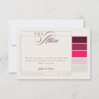 Classic Burgundy Ivory Calligraphy Formal Attire