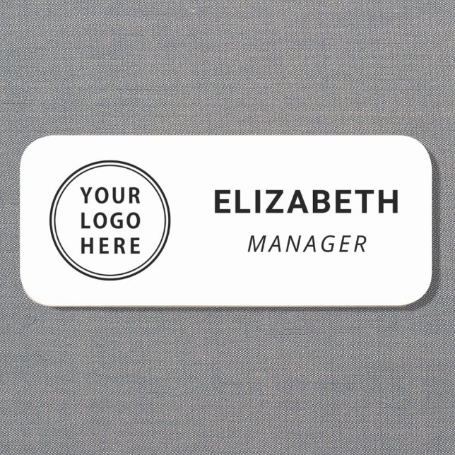 Classic Business Logo Name Tag (Creator Uploaded)